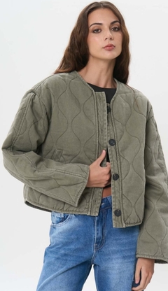 Campera Olivia Matelase