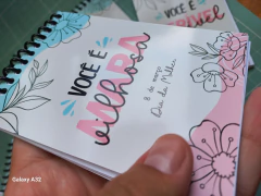 Imagem do Bloco de Notas Dia das Mulheres - A7 "Mulher Incrível"