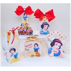 Imagem do 30 itens Kit Festa - Caixa Lembrancinha Personalizada - Branca de Neve