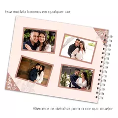 Álbum de Fotos A5 Personalizado - Casal / Dia dos Namorados - JennyRonn Personalizados