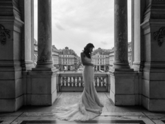 Balcony on a boulevard, Paris - 3AP4624