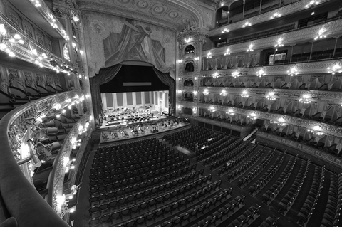 Teatro Colón, Buenos Aires (BW)