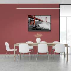 Porsche bajo el Golden Gate Bridge, San Francisco (BN) - 3AP3756 - comprar online