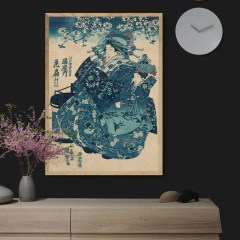 KUNIYOSHI UTAGAWA - The Courtesan Hanao of Ogi-ya - 3JP5242 - comprar online