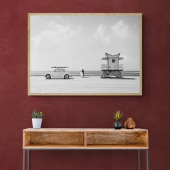 Waiting for the Waves, Miami Beach (BW) - 3AP5624 - comprar online