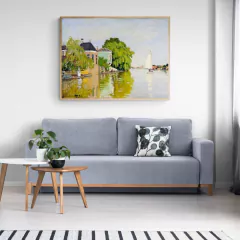 CLAUDE MONET - Casas en el Achterzaan (detail) - 3CM1047 - comprar online