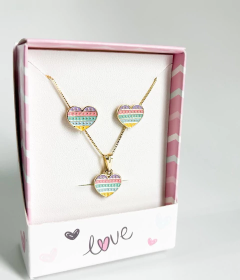 CONJUNTO HEART POP IT