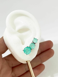 BRINCO EAR CUFF TURMALINA na internet