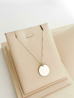COLAR MEDALHA PRATA 925