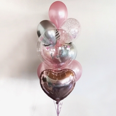 Super Bouquet: 1 burbuja + 9 surtidos látex - comprar online