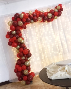 Medio arco de globos 4 metros