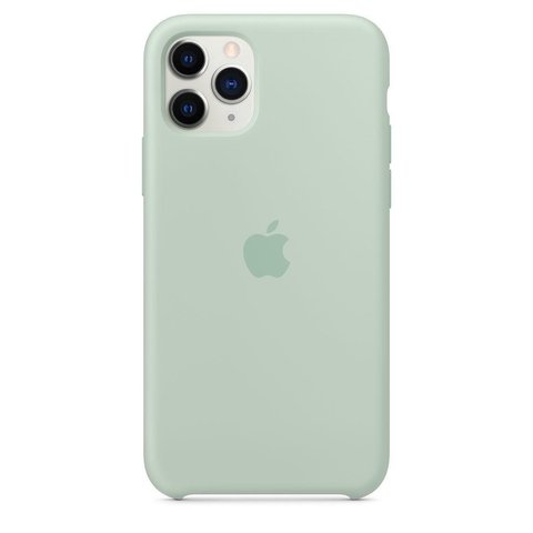 Capa de silicone para iPhone 11 Pro Azul-berilo