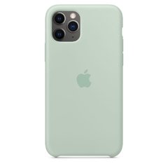 Imagem do Capa de silicone para iPhone 11 Pro Max Azul-berilo