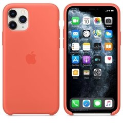 Capa de silicone para iPhone 11 Pro Max Mandarina na internet
