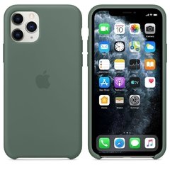 Capa de silicone para iPhone 11 Pro Max Verde-pinheiro na internet