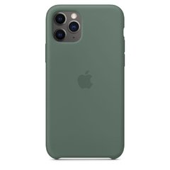 Imagem do Capa de silicone para iPhone 11 Pro Max Verde-pinheiro