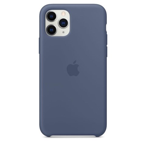 Capa de silicone para iPhone 11 Pro Azul-Alasca