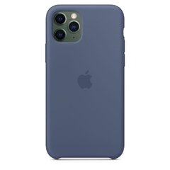 Imagem do Capa de silicone para iPhone 11 Pro Max Azul-Alasca
