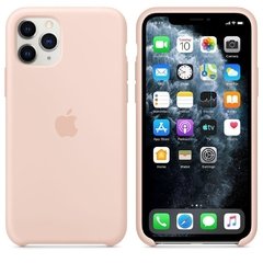 Capa de silicone para iPhone 11 Pro Max Areia-rosa na internet