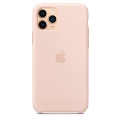 Capa de silicone para iPhone 11 Pro Areia-rosa