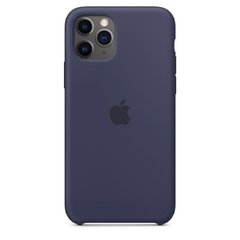 Capa de silicone para iPhone 11 Pro Azul meia-noite