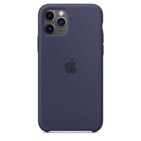 Capa de silicone para iPhone 11 Pro Azul meia-noite