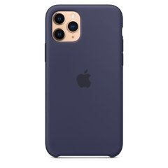Capa de silicone para iPhone 11 Pro Max Azul meia-noite - loja online