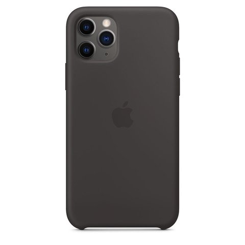Capa de silicone para iPhone 11 Pro Preto