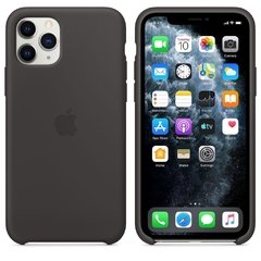 Imagem do Capa de silicone para iPhone 11 Pro Max Preto