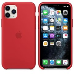 Capa de silicone para iPhone 11 Pro Vermelho na internet