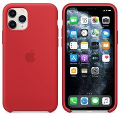 Capa de silicone para iPhone 11 Pro Max Vermelho na internet