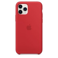 Capa de silicone para iPhone 11 Pro Vermelho
