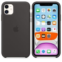 Capa de silicone para iPhone 11 Preto na internet