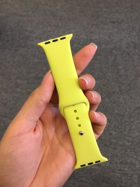 Pulseira Esportiva Creme de Limão 2