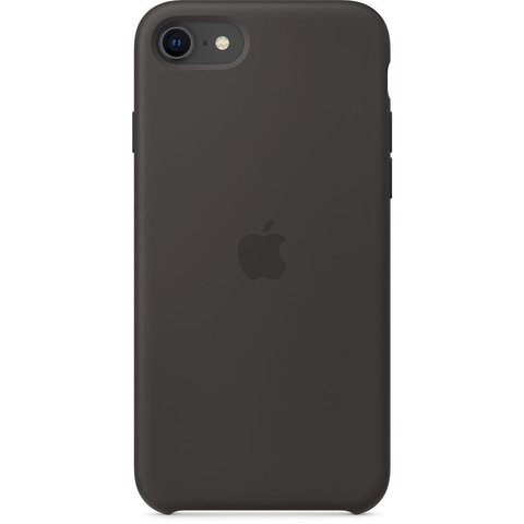Capa de silicone para iPhone SE (2ª geração) Preto