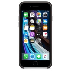 Imagem do Capa de silicone para iPhone SE (2ª geração) Preto