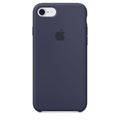 Capa de silicone para iPhone 8 Azul Marinho
