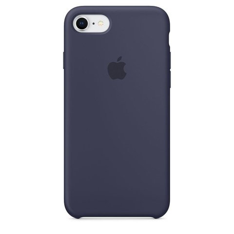 Capa de silicone para iPhone 8 Azul Marinho