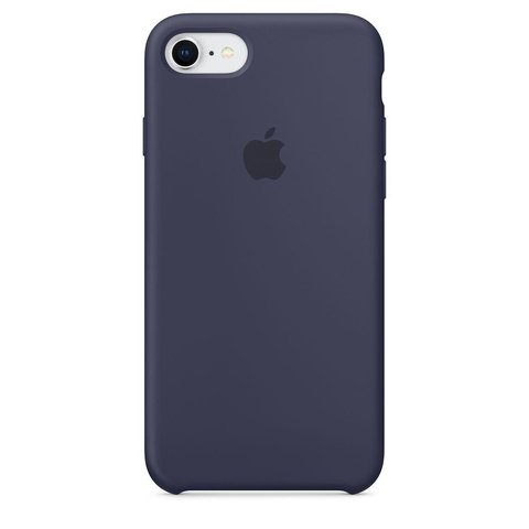 Capa de silicone para iPhone 7 Azul Marinho