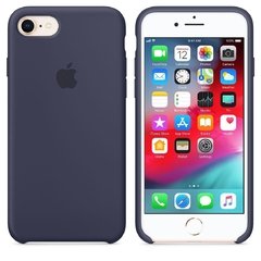 Capa de silicone para iPhone 7 Azul Marinho na internet