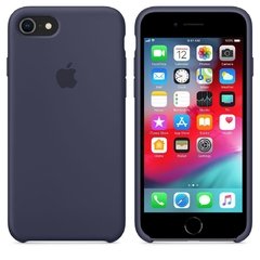 Capa de silicone para iPhone 7 Azul Marinho - loja online
