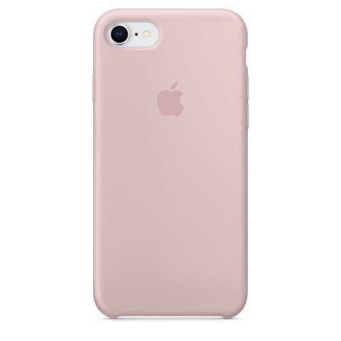 Capa de silicone para iPhone 8 Areia Rosa