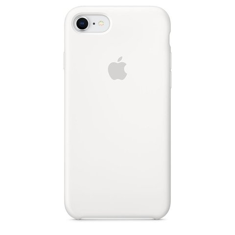 Capa de silicone para iPhone 7 Branco