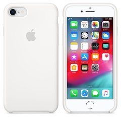 Capa de silicone para iPhone 7 Branco na internet