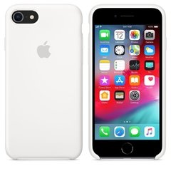 Capa de silicone para iPhone 7 Branco - loja online