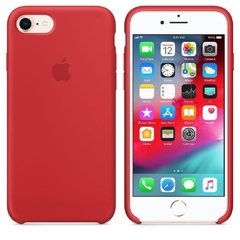 Capa de silicone para iPhone 7 Vermelho - comprar online