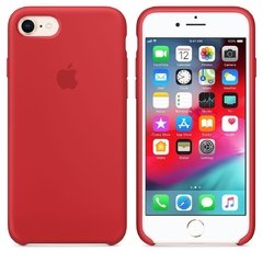 Capa de silicone para iPhone 8 Vermelho - comprar online