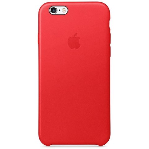 Capa de silicone para iPhone 6 e 6s Vermelho