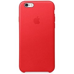 Capa de Couro para iPhone 6 e 6s Vermelho