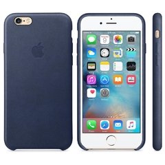 Capa de Couro para iPhone 6 e 6s Azul Marinho - loja online